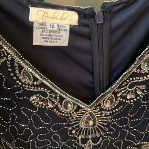 Prelude navy beaded dress